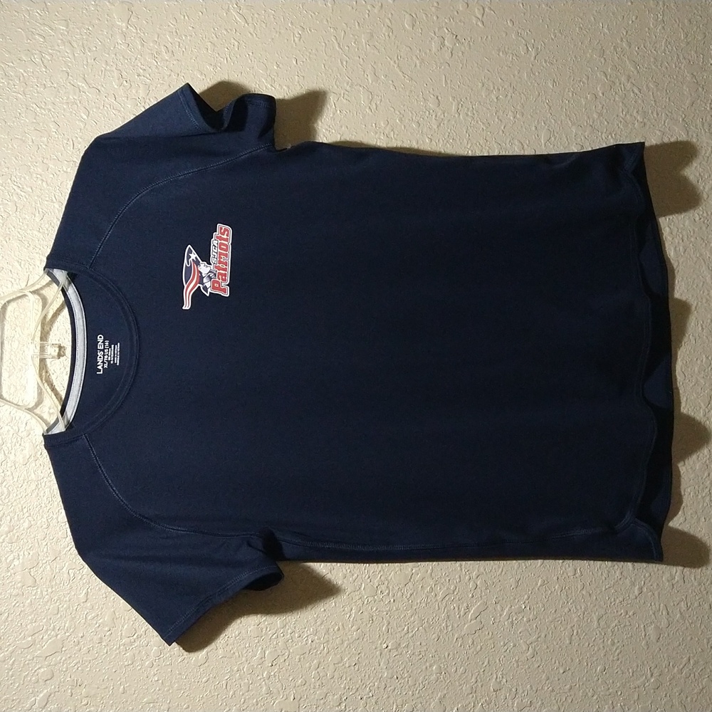 Girls Patriots Navy Short Sleeve Tee Shirt Size XL (16)
